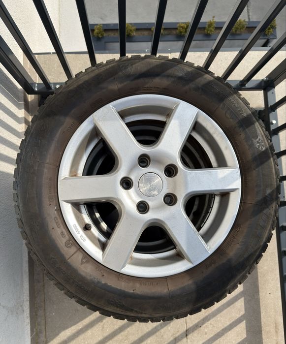 Jante aluminiu R15 - 5x112 - cu anvelope iarna 195/65/15