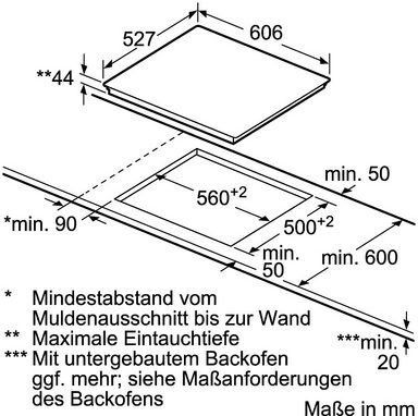 Нов керамичен плот/котлони за вграждане Bosch Серия 8 "PKM675DP1D"