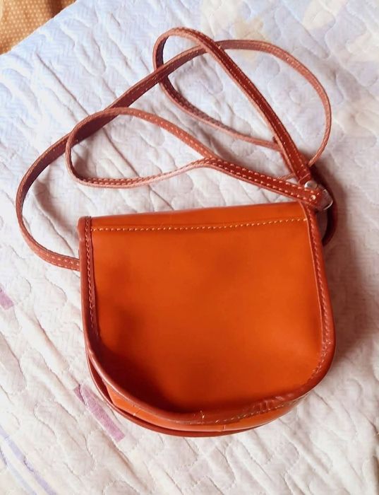 Geantă damă cu două compartimente din piele, Firenze Made in Italy