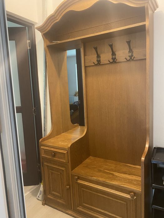 Vand cuier lemn masiv