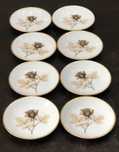 Set de 8 farfurii  din portelan Rosenthal Germany, diametru 8,7 cm