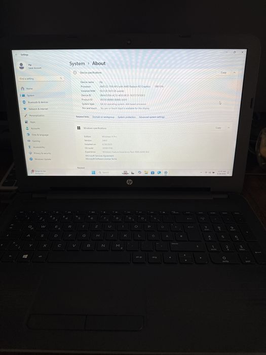 Vand laptop HP - windows 11