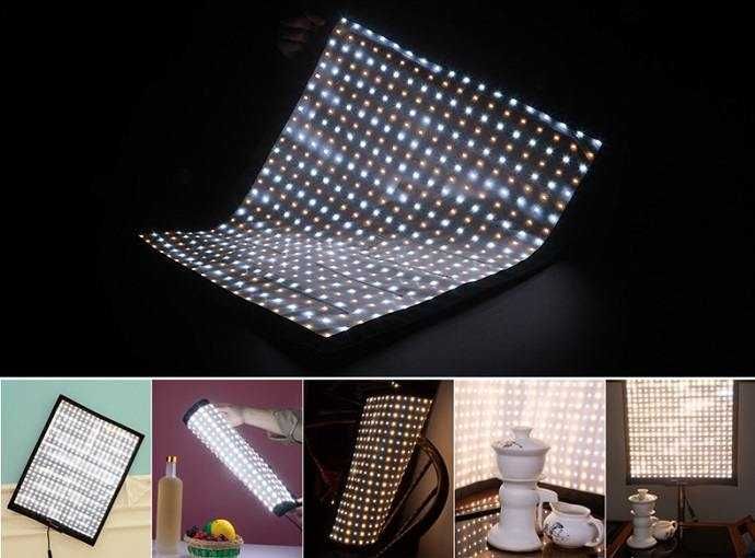 Roll Flex LED Video Light NiceFoto SC-P1000B, 100W, 5600K, CRI95+