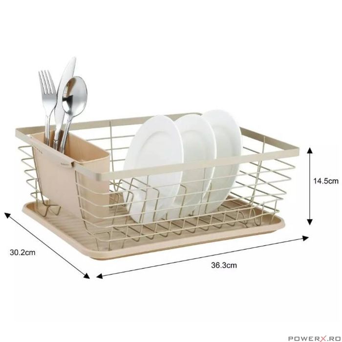 Suport pentru vase, bej, 30x36x14,5 cm, Kinghoff