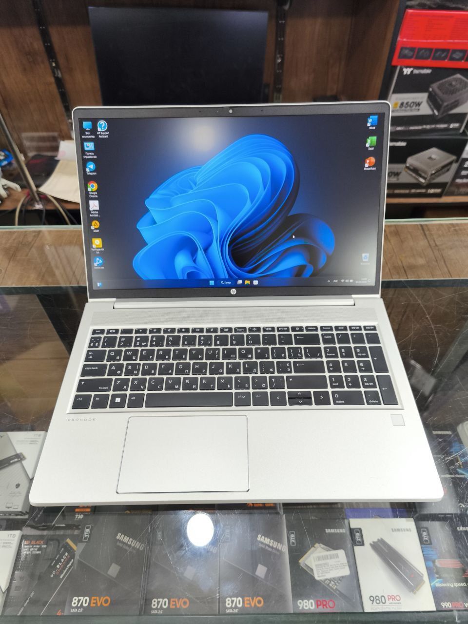 Hp noutbuk 512/16Gb ideal xolatda