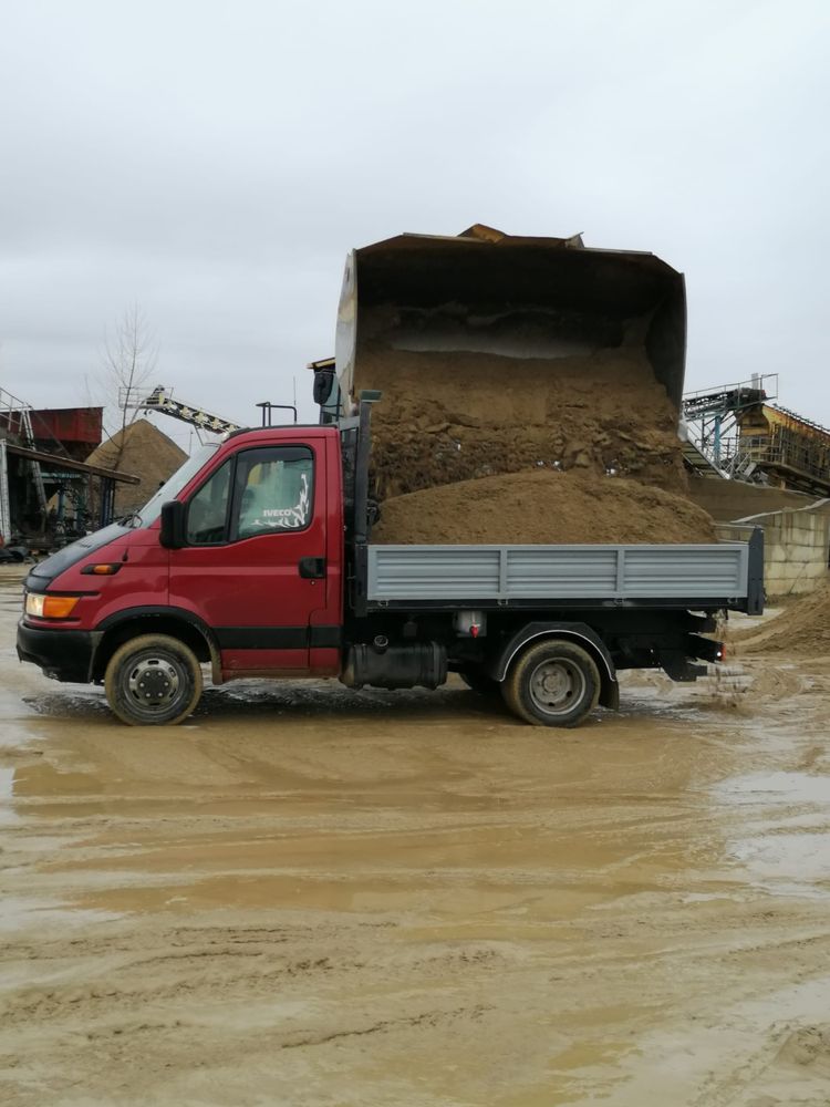 Transport Agregate Nisip Piatra Pământ Vegetal