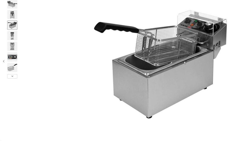 Friteuza electrica profesionala 1 camera  6L Yato Gastro 2kW NOUA