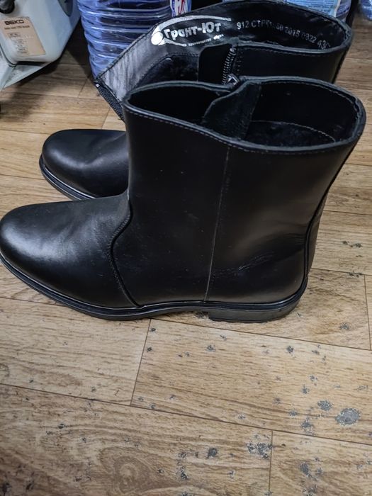 Мужские Зимние Сапоги, Натуральная кожа!