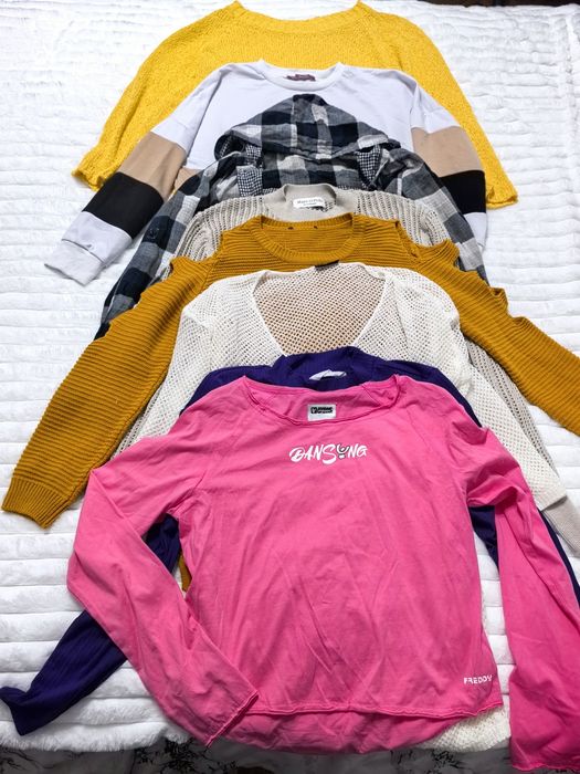 Lot bluze și pluovere dama mărimea L