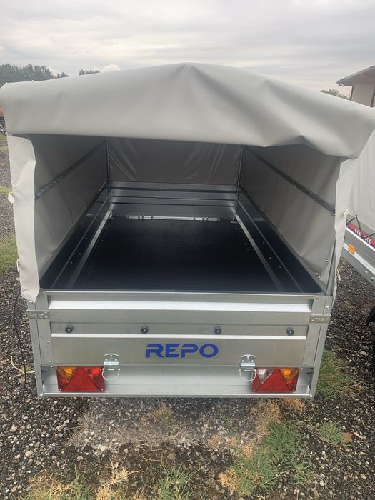 Remorca 750 kg Valahia Zefir Eco 210x115x115 cm cu Sasiu Ranforsat