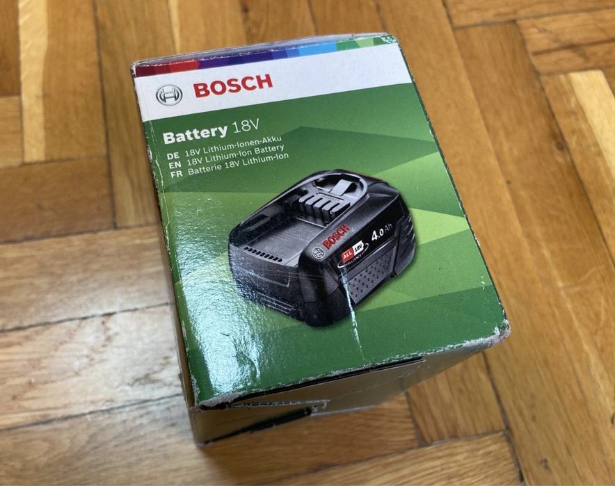 AcumulatorNou 18V, 4Ah, tip power for all, nou,original Bosch/Gardena.
