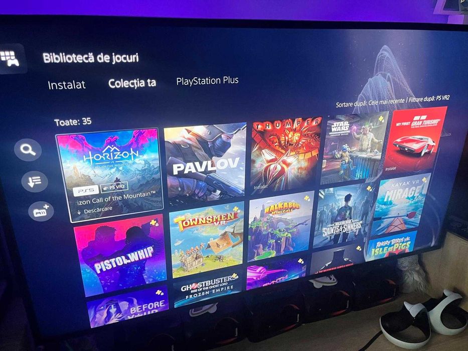 PS5 Digital Edition + PS VR2 + Jocuri VR & PS5 (conturi incluse)