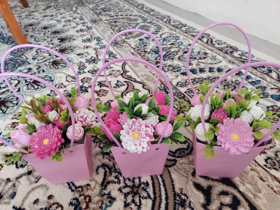 Цветы из мыло кросивые