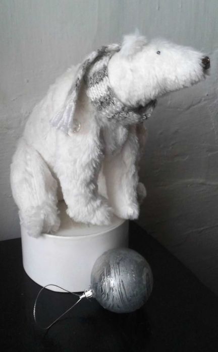 Тильда. Белый медведь. Украшение интерьера.