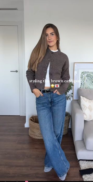ZARA Cropped жилетка xs