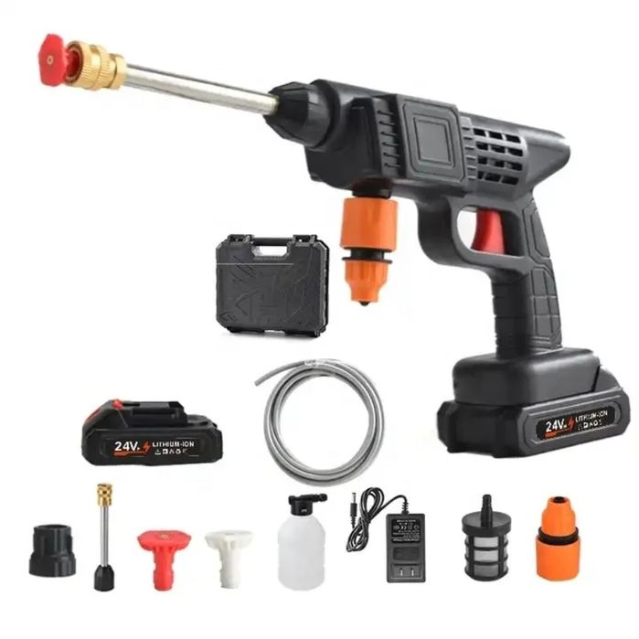 Pompa de spălat cu presiune pe acumulator