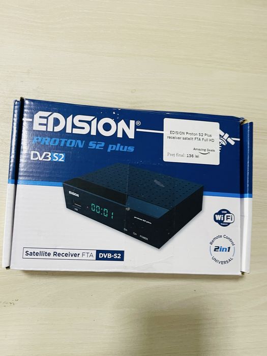 Edison Proton S2 Plus, Receiver Satelit FTA Full HD