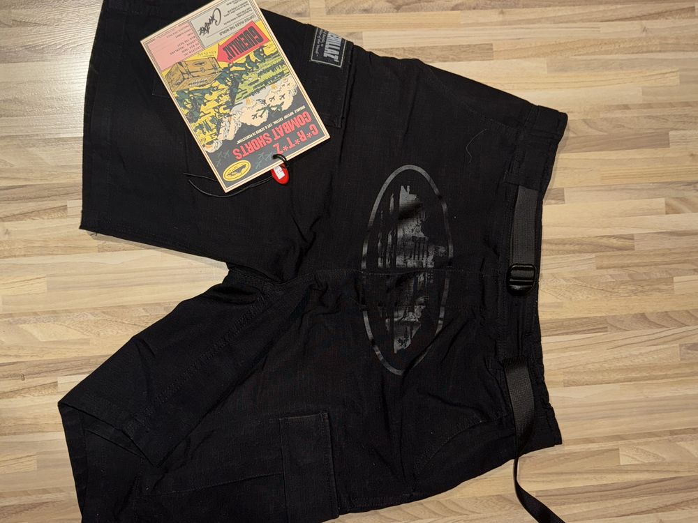 Черни Corteiz cargo shorts панталони
