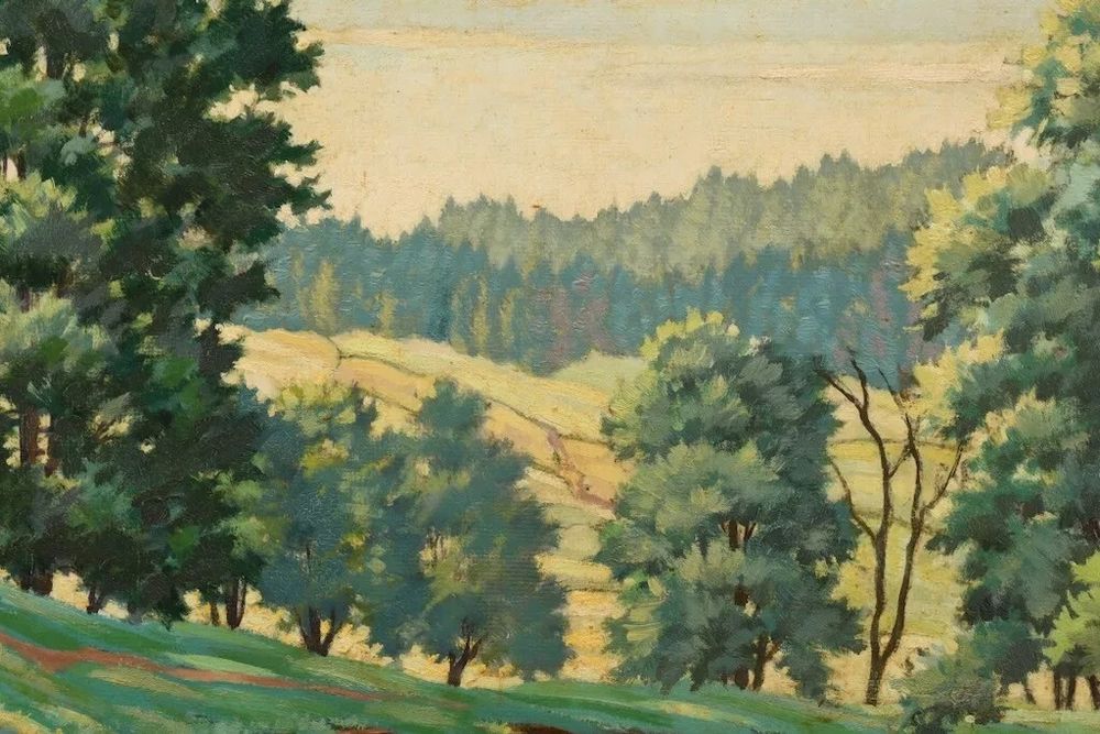 Tablou / pictura, tehnica ulei 1960