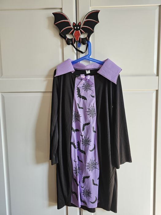 Costum liliac cu masca Halloween 7-8 ani