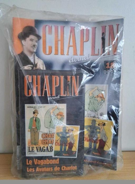 Revistă vintange în ambalaj original Charlie Chaplin