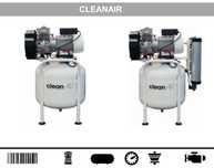 Compresor aer Fara ulei CleanAIR Supersilent 25l si 50l