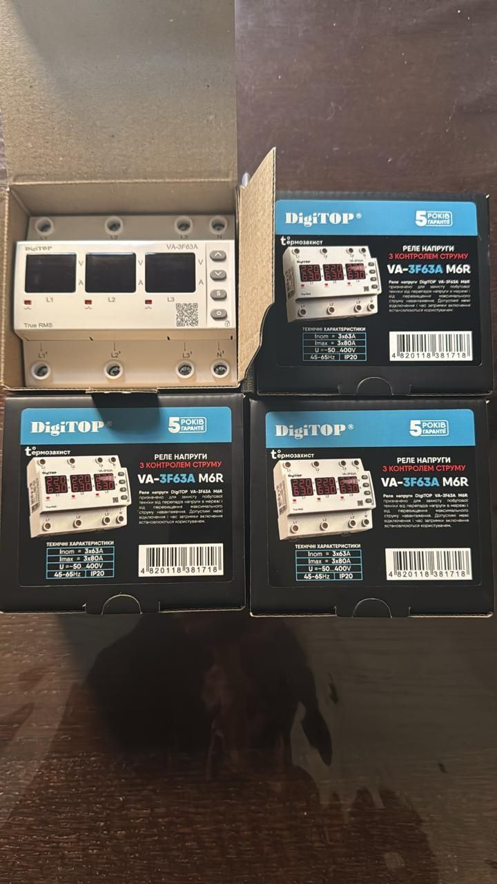 Releu trifazat Digitop comutator protecție PS-63A/VP-3F63A/VA-3F63A M6