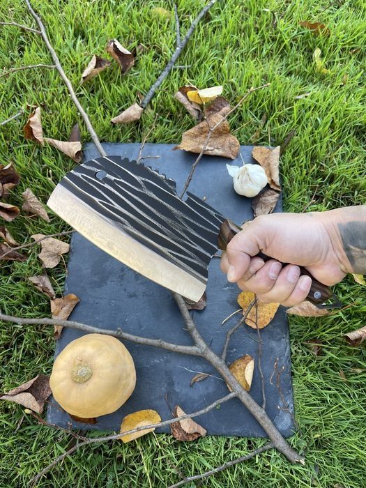 Satâr Profesional din Oțel forjat- Bucatarie Camping