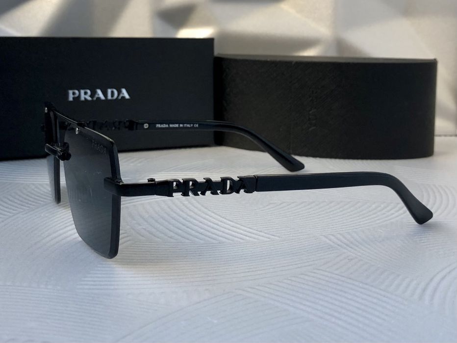 Дамски  Мъжки слънчеви очила с правоъгълни 2 цвята черни