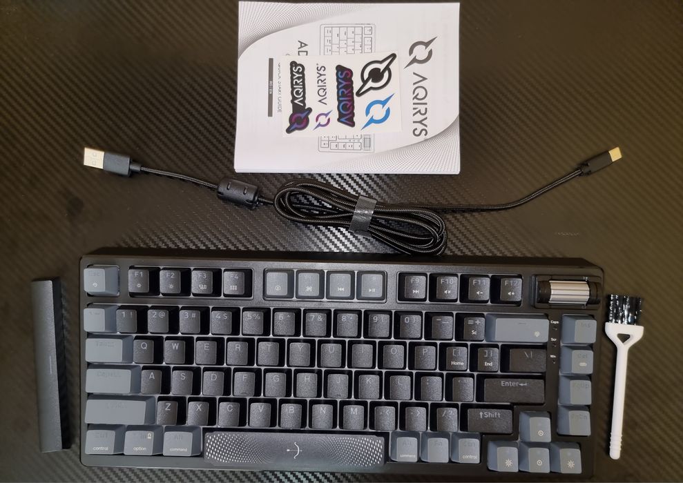 Tastatura Gaming AQIRYS Adara Mini LE Black RGB HaiMu Ocean Blue Switc
