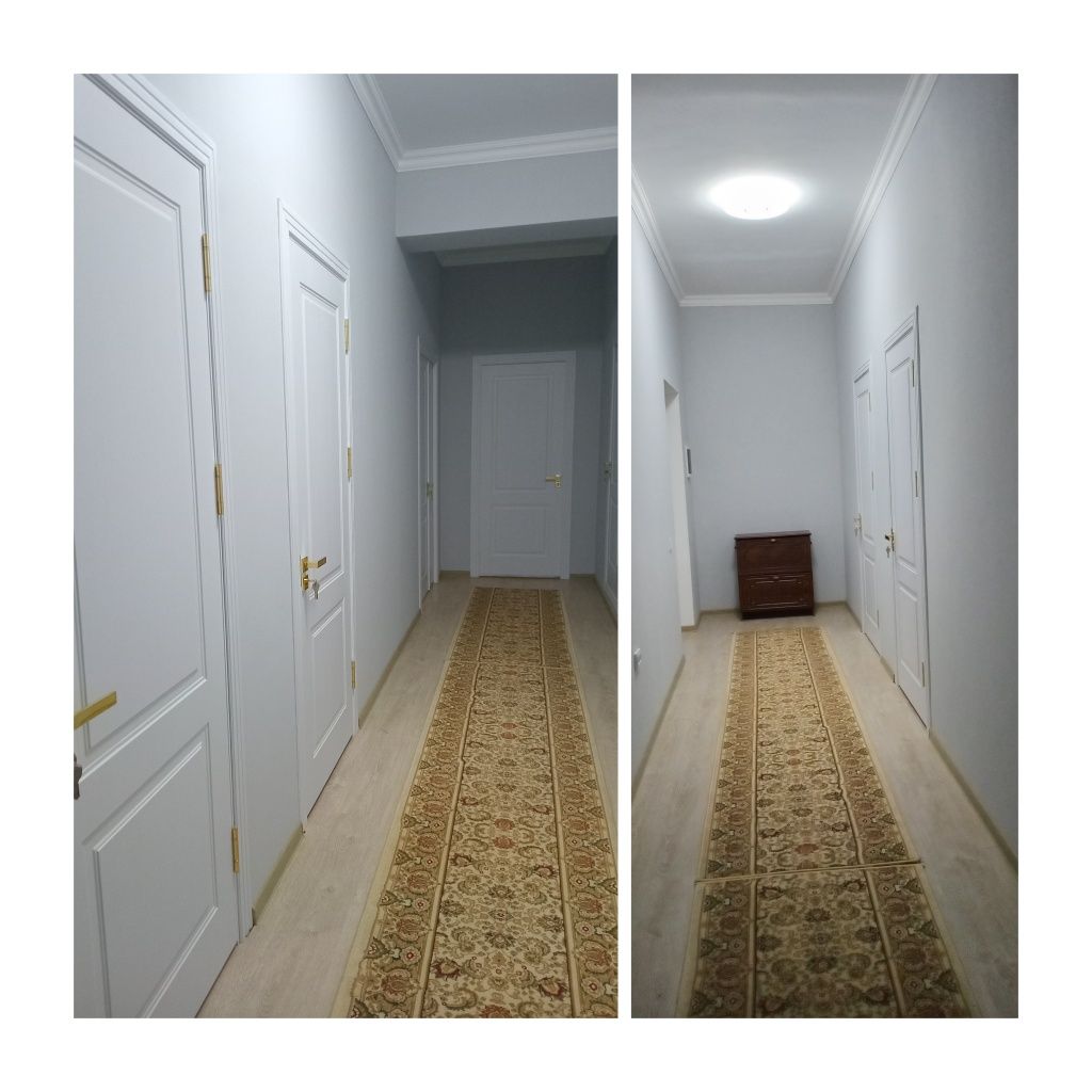 Оқамурда 3 хонали янги, подключ квартира, шаҳаргача 6 дақиқа