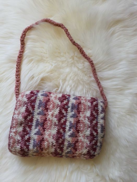 Manson de lana colorat