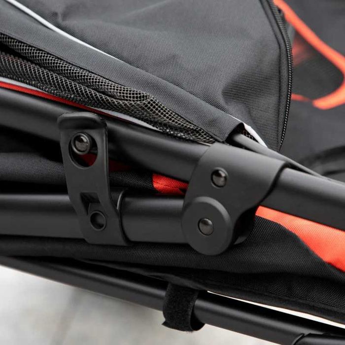 Сгъваема количка за кучета PawHut