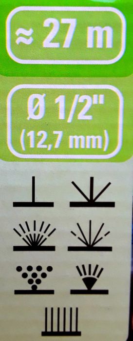 Furtun extensibil pentru grădină 27 m cu pistol de stropit NOU  55 Lei