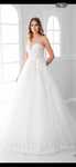 Rochie mireasă printesa White Lady marimea 36-38 +cadou crinolina