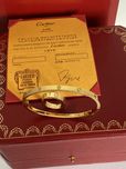 Brățară Cartier LOVE 17 Gold 750 Slim