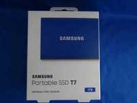 SSD extern Samsung T7 1TB Albastru/Gri USB 3.2 | Nou . Sigilat
