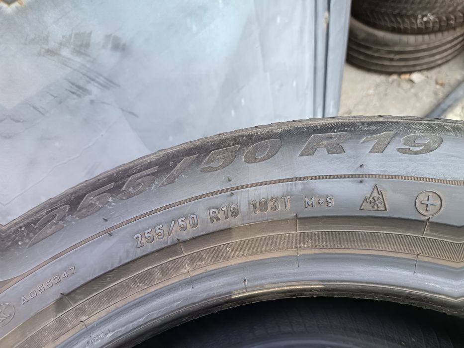 Anvelope MS iarna 255 50 19 pirelli 2021 și 2023 6-6.5mm