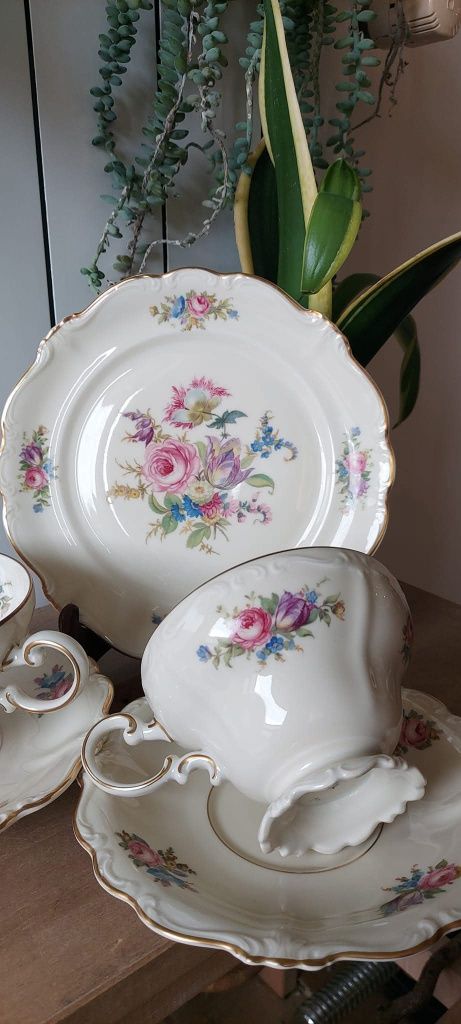 Костен порцелан Rosenthal Pompadour - тройни сетове