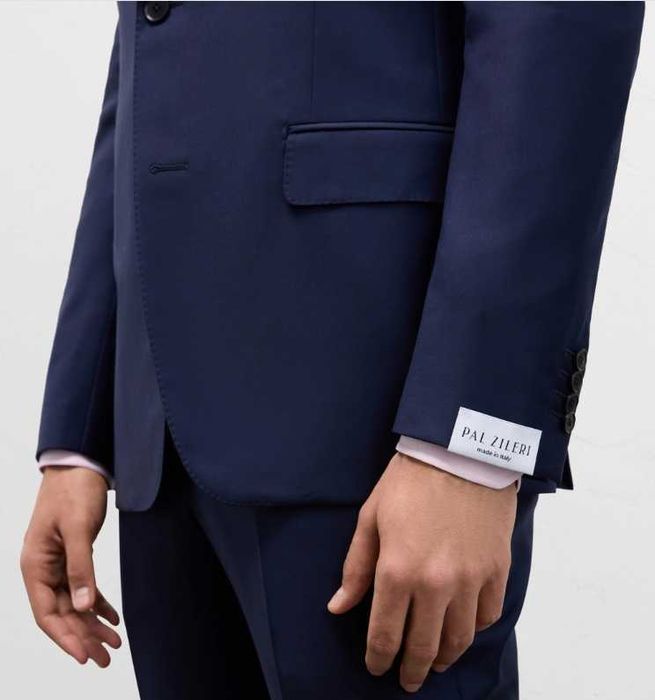 Sacou blazer slim 50 L de lux Pal Zileri 100% lana pura respirabila