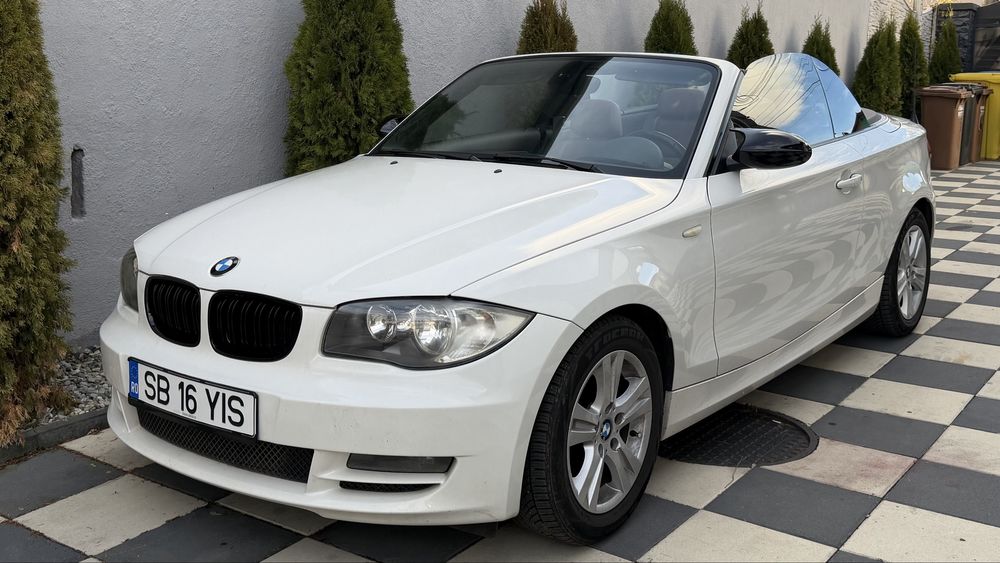 BMW 120 Cabrio Electric 2.0 i 163 CP 2009 Facelift Alb Perlat