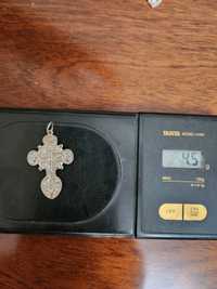 Продаётся серебряный крест 916 проба новый