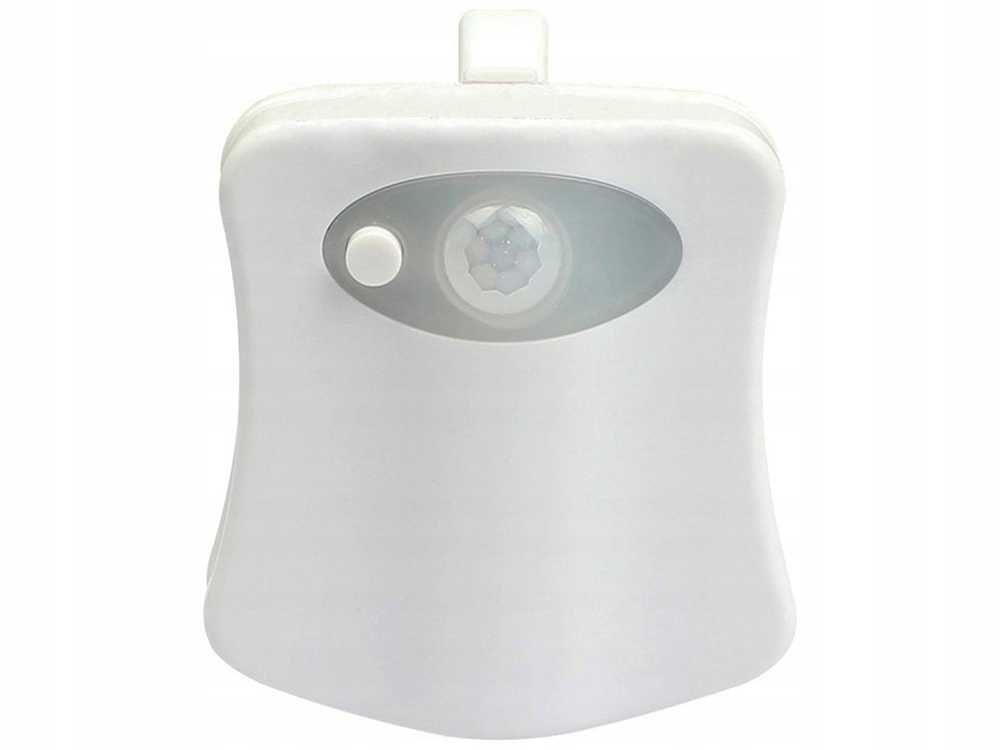 Lampa WC cu senzor de miscare si LED colorat iluminare pentru toaleta