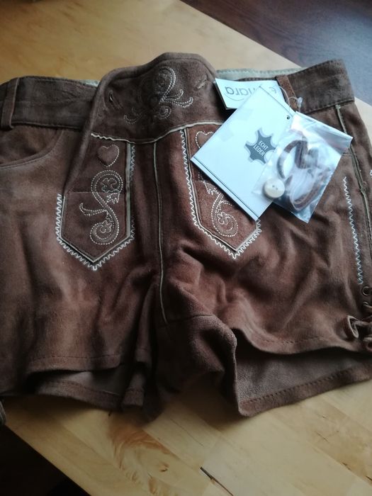 Pantaloni piele Lederhose 38