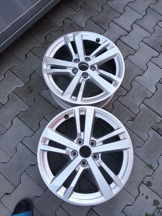 2 jante aliaj 5x112 R17 originale audi Q3 fără cauciucuri