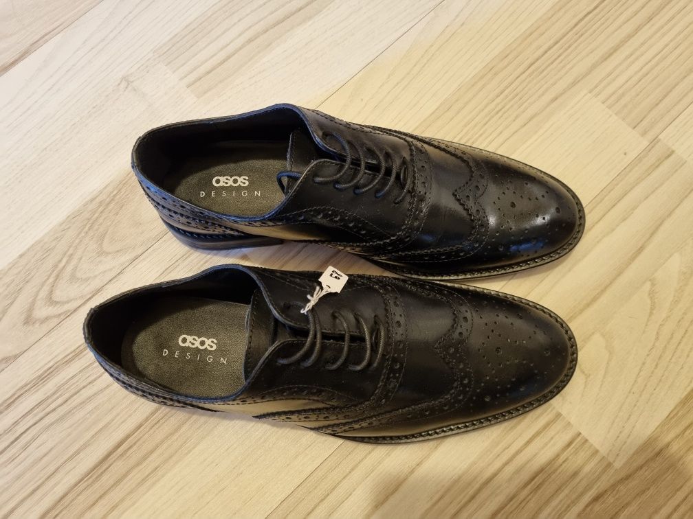 Pantofi barbatesti ieftini Negri piele eleganti Asos Design nr.40/41.