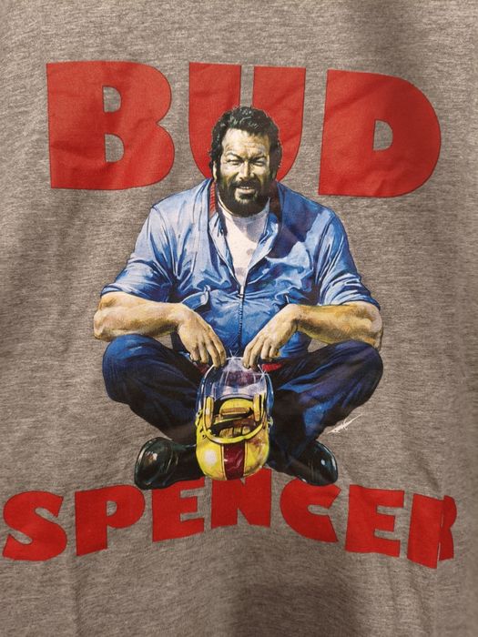 Tricou Bud Spencer original M nou gri