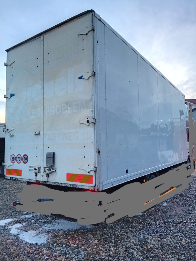 Duba aluminiu depozitare, container, magazie, Koffer 7,1m lungime