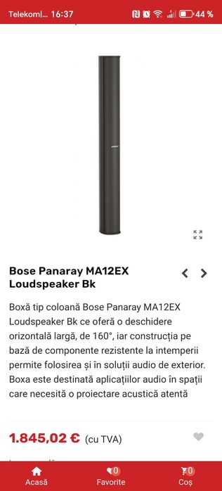 Boxe bose două piese