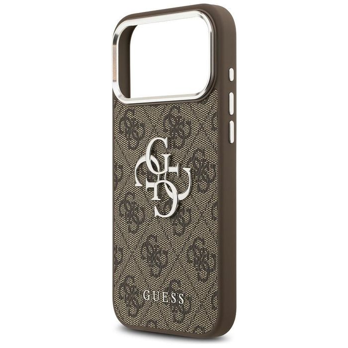 Калъф guess hardcase big 4g logo classic logo за iphone 17 pro в кафяв